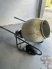 Klutch Electric Cement Mixer  3 5 Cu  Ft  Poly Drum  1 2 Hp  120v Electric