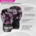 Boxing Gloves Women Punching Sparring Kickboxing Mma Training Heavy Bag 12 Oz