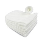 5pcs Cotton Cloth Baby Diapers Inserts Liners 3 Layers Reusable Newborn Nappy B