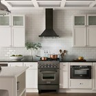 Zline 24    Kitchen Wall Range Hood Black Stainless Steel With Led Bskbn-24