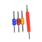 4pcs Dual Schrader Valve Core Remover Tool A c Hvac Air Conditioning Tire Repair
