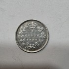 1880-h Canada 5c Five Cents Silver Queen Victoria