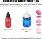 20 Airbrush Paint- Premium Complete Air Brush Paints Set For Versatile Surfaces