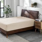 Bare Home 100  Organic Cotton Ultra Soft Jersey Fitted Sheet - Deep Pocket