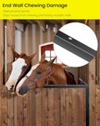 12 Pcs 42 Inch Horse Stall Wall Channels horse Stall Chew Guards Wood Protector