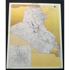 Iraq Provinces Terrain Intel Team Military Map 2006 Grc Gis Oif Oversized Matted