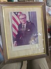 Nelson Rockefeller Signed Framed Official Portrail And Letter 2 Framed Items