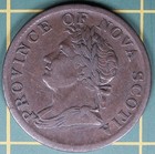 1832 Nova Scotia Half Penny Token  Ns-1d3