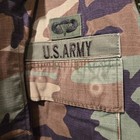 Us Army Bdu Jacket Mens Medium Regular Woodland Camo Combat Coat Airborne