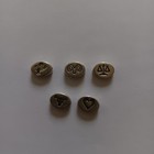 Sterling Silver Zodiac Sign Beads Supply Diy Bracelet Earring Necklace New