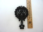 Vintage Footed Black Cast Iron Trivet Eagle Mt-13 Eagle Americana