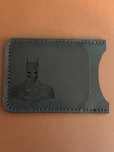 The Bat Wallet - Hand Sewn Leather Wallet With Id Window For Super Hero Mask