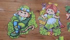 Lot Of 10 Vtg St  Patrick s Day Die Cut Cutout Decorations 