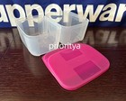 Tupperware Freezer Mates Rectangular Container 700ml Set 2 Sheer Fuchsia Pink