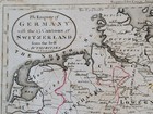 Empire Of Germany Switzerland Cantons 1795 Lewis Carey Antique Map Outline Color