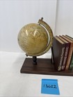 Vintage 6  Replogle Globe With Books   Wood Base Rare