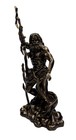 Zeus Greek God Cold Cast Bronze Statue    lightning Wielding Mythology Collectible