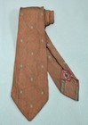 Vtg Men s 1930s Brown   Green Dot Pattern Necktie 30s Tie Artcraft Cravats