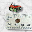 Vintage Enamel Hat Lapel Pin Red Honda Atc 110 3-wheeler Motorcycle