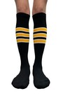 Couver Premium Like Pittsburgh Pirates Style Striped Tube Knee High Sport Socks
