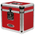 Krom Series Red Stackable Record   Utility Case For 70 12    Vinyl Records   Lps