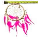 Native American Made Dream Catcher  6  Rose Quartz Dreamcatcher   Coa   dc1