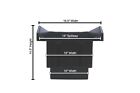 Serenity Pond waterfall Bio Filter Tank-w 14  Spillway   Includes Filter Media