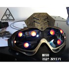 Cyberpunk Mechanical Goggles Led Light Cosplay Halloween Party Bar Prop Gift New