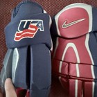 Nike Alpha Project Air Q1 Quest Pro Stock Hockey Gloves Usa Xl 14 5
