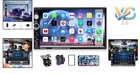7  Double Din Car Stereo Bluetooth Mp5 Player Camera Remote Usb Fm Hd Touchsc   