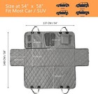 Car Dog Cover Back Seat - Car Hammock For Dogs Waterproof - Dog Car Seat Cove