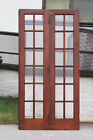 Reclaimed Pair Of Antique 45  French Doors  Divided Light  Ned2456a