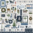 Carta Bella Welcome Winter Collection Kit 12 x12  Papers Stickers Snow