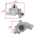 Caltric Water Pump For Yamaha Kodiak 400 Yfm400 2000-2006  5gh-y1242-01-00