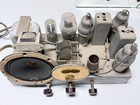 Extremely Rare 1935 Troy Silver Mirror Radio Chassis W  Broken Cabinet - As Is