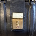 Coach Black Briefcase document Case Combination Lock W  Inner Dividers Large