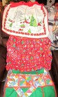 3 Vintage Christmas Aprons