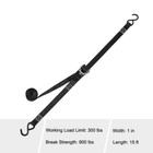 Husky 15 Ft X 1 In Ratchet Tie-down Strap With S-hook Heavy-duty Securing Tool