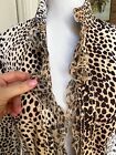 Vintage Roberto Cavalli Cheetah Print Jacket Size S Us 4 It 40