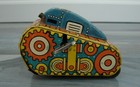 Marx Tin Litho Wind-up Toy Tank     Vintage Marx Wind-up Flip-over Toy Tank