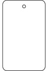 Blank White Garment Tags Unstrung Merchandise Price Jewelry Coupon Store Large 