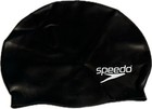Speedo Swim Cap Black White Competitive Sport Pool Workout Hair Shower Bathing