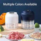 250ml Garlic Masher Crusher Electric Kitchen Food Chopper Usb Portable Meat