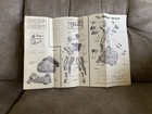 Vintage 1963 Aurora Model Kit Wolfman Universal Monsters Instructions Only