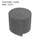 3  7cm  5 Yard Elastic Sewing Bands For Wigs Waistband Pants Grey