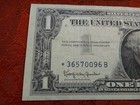 1957b One Dollar  1 United States Silver Certificate Star Note - Free S h Usa
