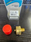 Jr Products 07-30185 Brass Lp Gas Adapter  1 -20 Female Thread To 1 4  Mpt 