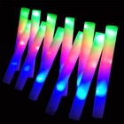 3 Modes Light Up Foam Sticks Led Wands Batons Dj Party Flashing Glow Sticks Bulk