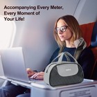 Neck Massager For Pain Relief Deep Tissue  And Back Grey   with Bag   