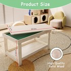 Activity Table With Board And Storage With Lego  Wooden Play Table For Drawin   